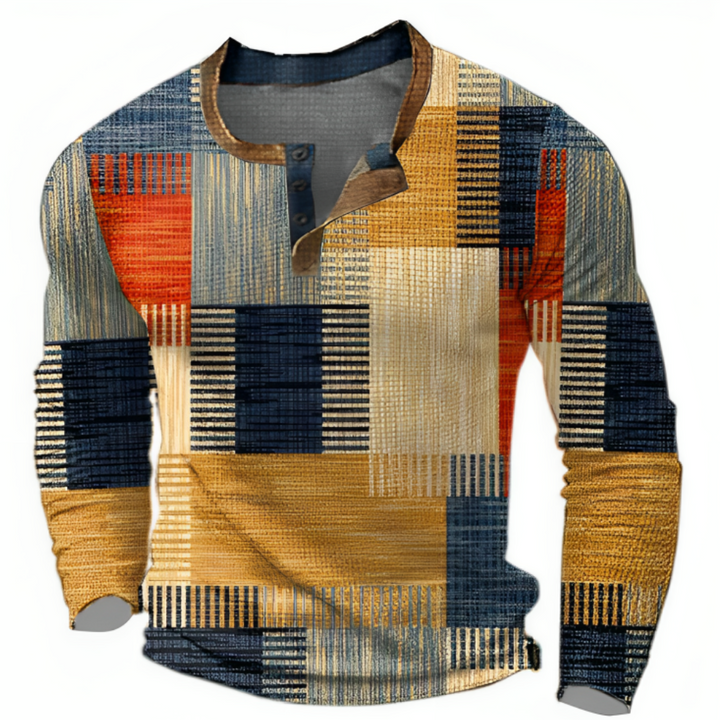 Luca™ | Farverig Langærmet Shirt