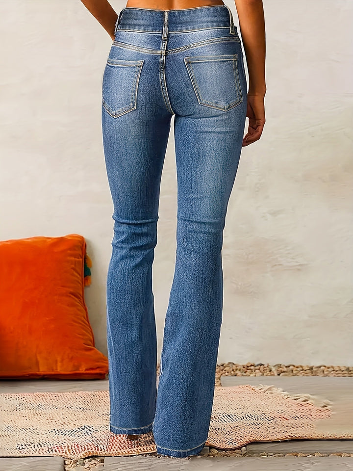 AYA™ – HØJTALJEDE FLAREJEANS