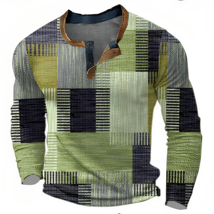 Luca™ | Farverig Langærmet Shirt