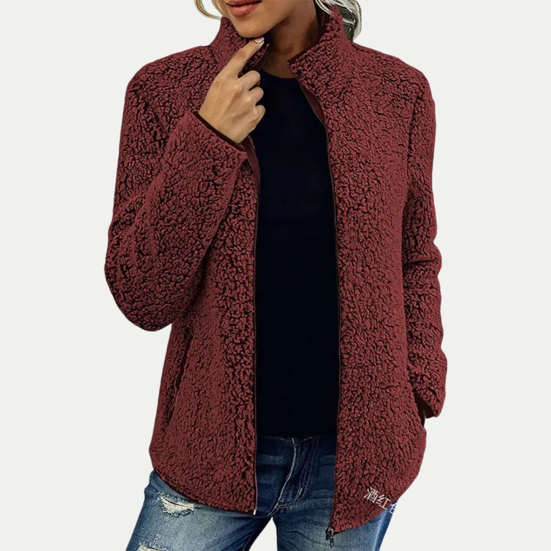 Katrine™ | Elegant Casual Fleecejakke