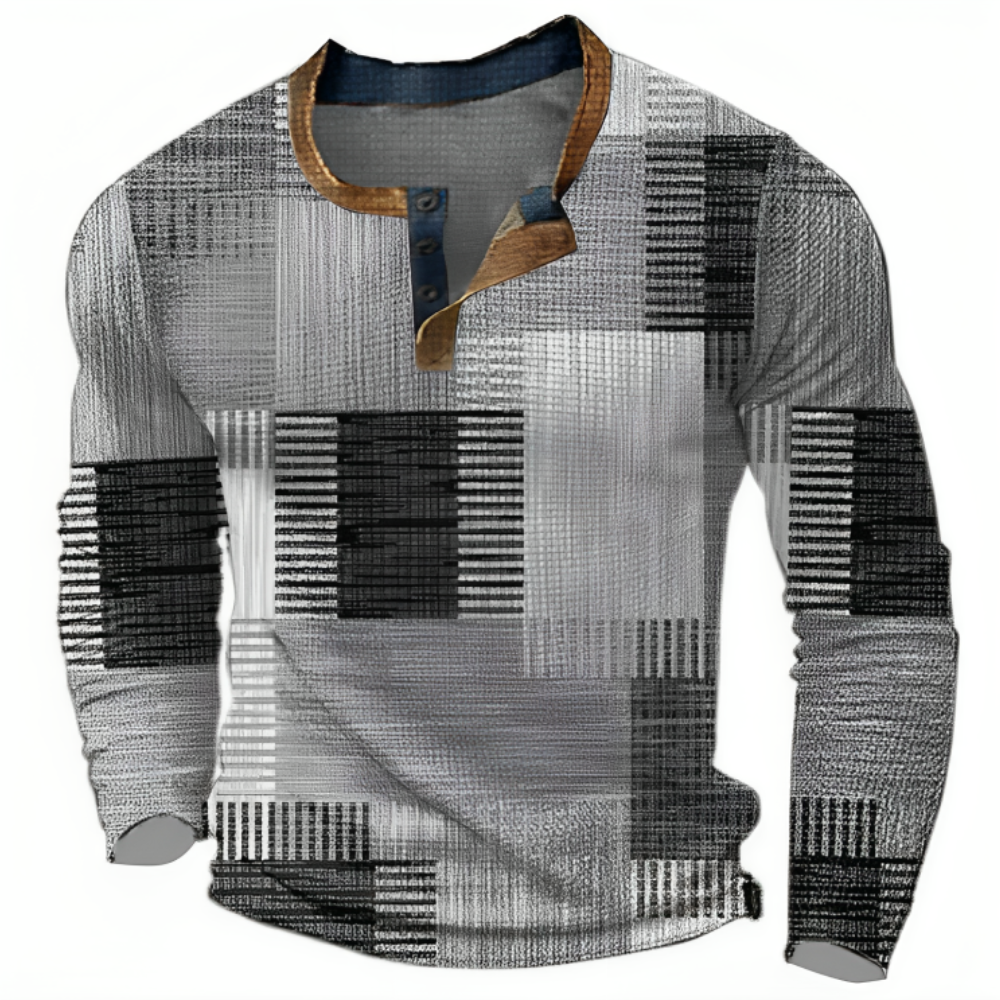 Luca™ | Farverig Langærmet Shirt