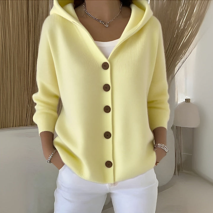 Frida™ | Blød Cardigan med Hætte