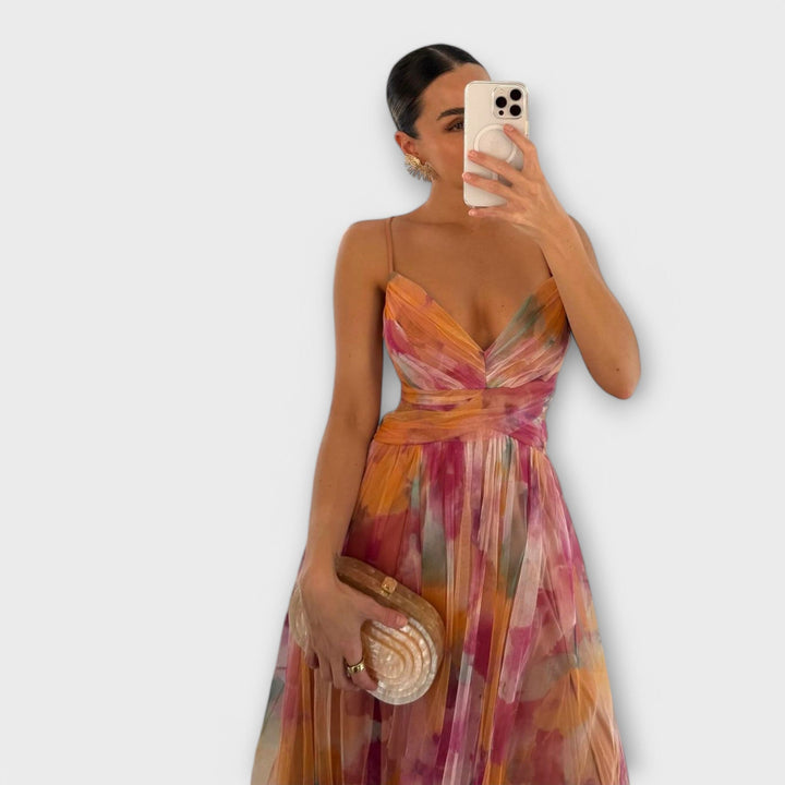 ANNAI™ MESH MAXIKJOL | Elegant og figurskabende pasform