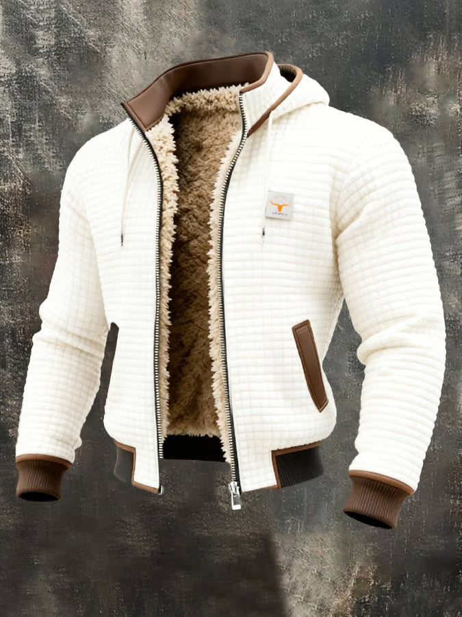 MEYER | Retro-Outdoorjakke med Ternet Mønster