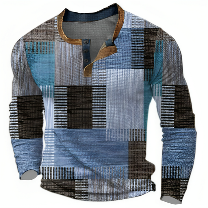 Luca™ | Farverig Langærmet Shirt
