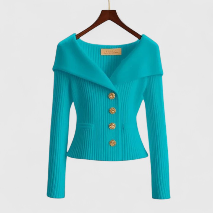 Katrine™ | Elegant strikcardigan