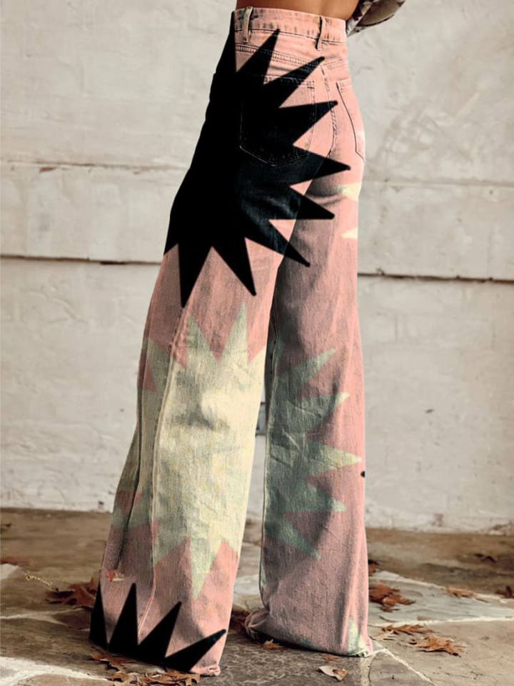 Sanne | Boho Stjernespredning Bredde-Bukser