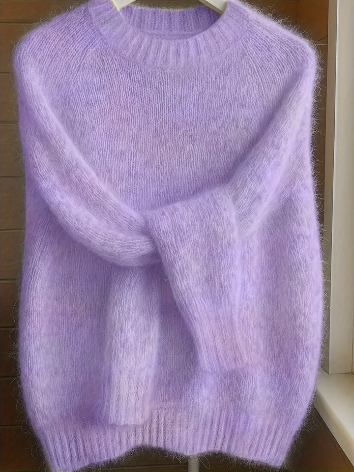 Elise | Elegant Forårssweater i Blød Mohair-Blend