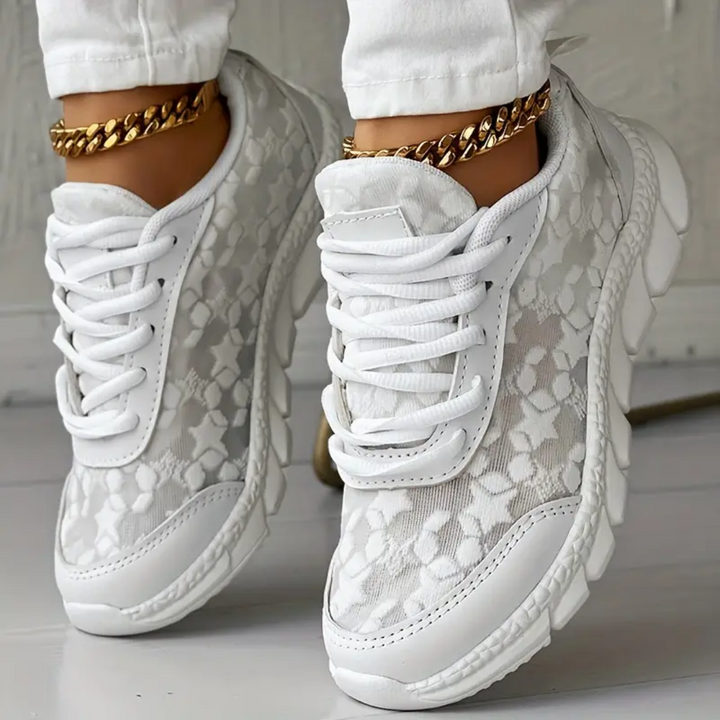 Augusta | Elegante sneakers af mesh