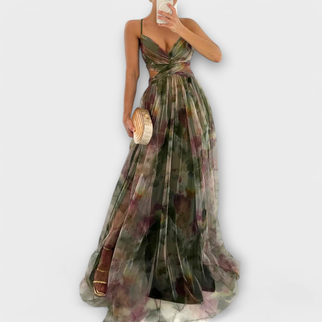 ANNAI™ MESH MAXIKJOL | Elegant og figurskabende pasform