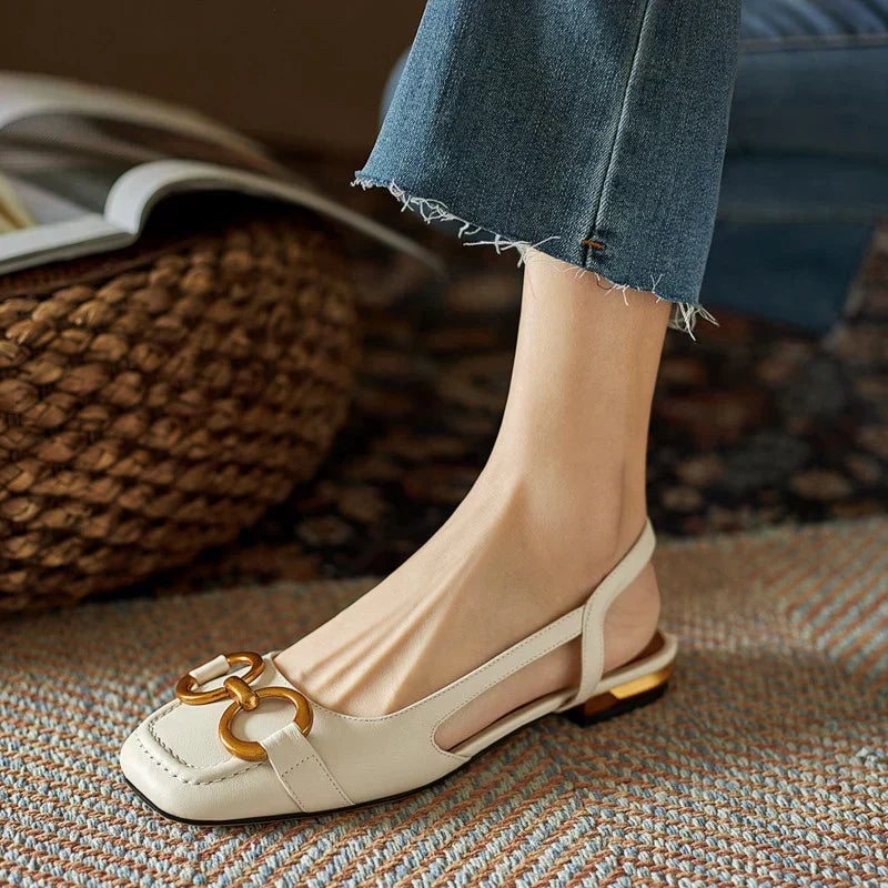 Mattea | Kvinders Slingback Flade Sko
