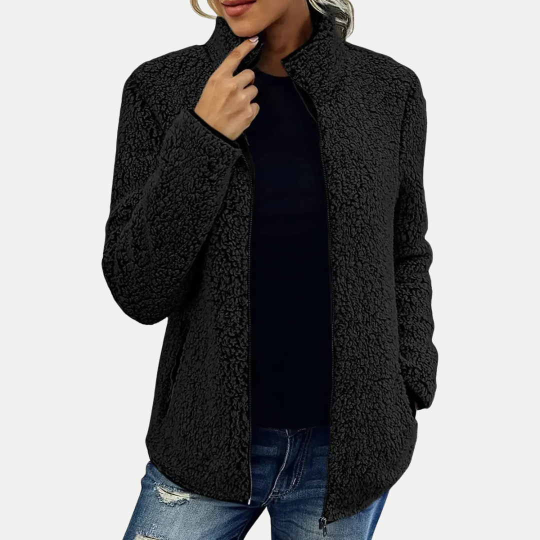 Katrine™ | Elegant Casual Fleecejakke