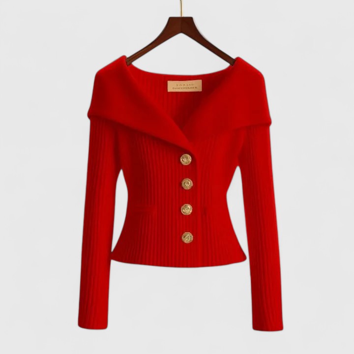 Katrine™ | Elegant strikcardigan