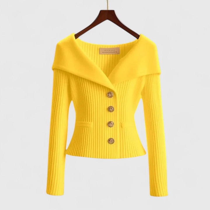 Katrine™ | Elegant strikcardigan