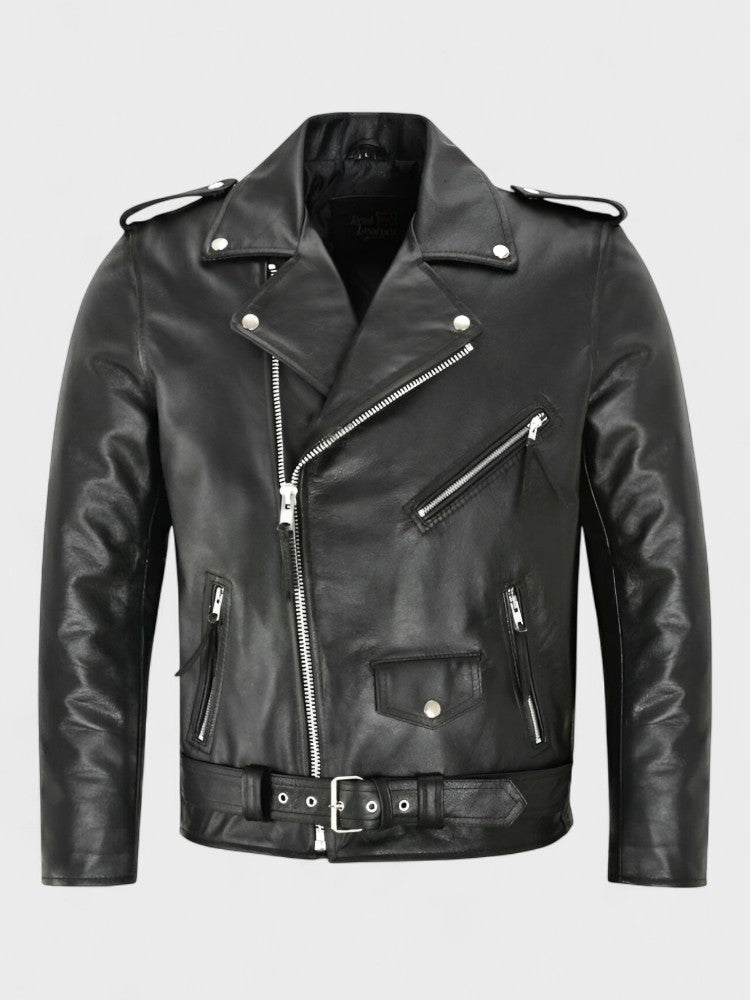 Austin™ | Klassisk Biker Læderjakke