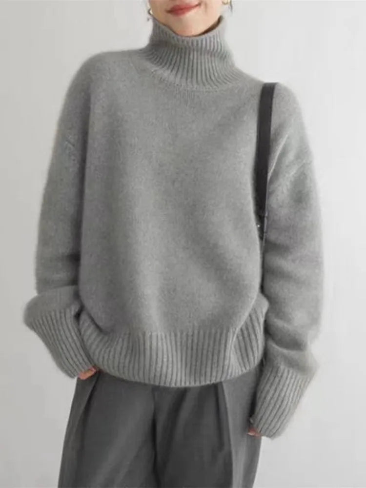 Isabella™ - Elegant Rullekravepullover