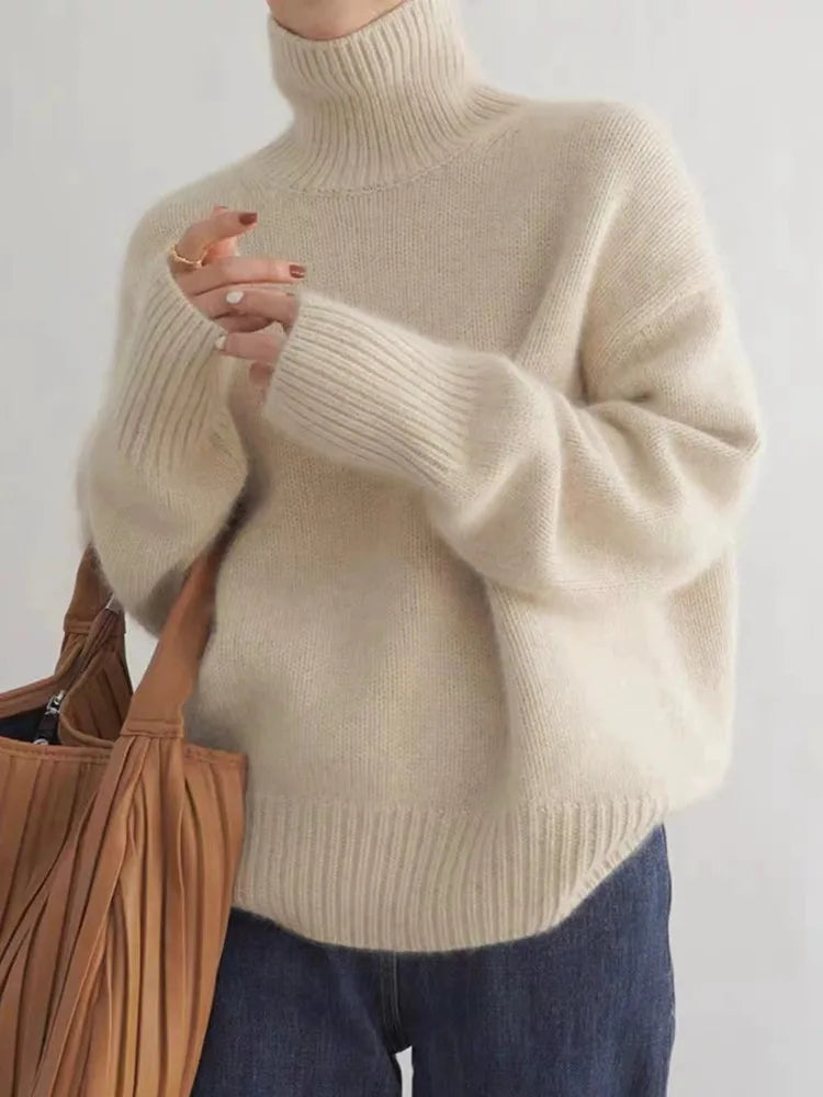 Isabella™ - Elegant Rullekravepullover