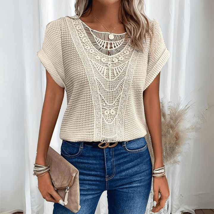 Karin™ – Elegant Ibiza-stil bluse