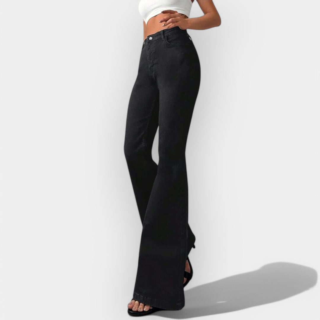 IDA™ – HØJTALJEDE BOOTCUT JEANS