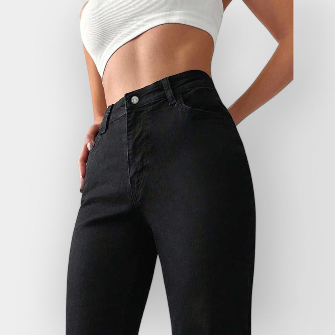 IDA™ – HØJTALJEDE BOOTCUT JEANS