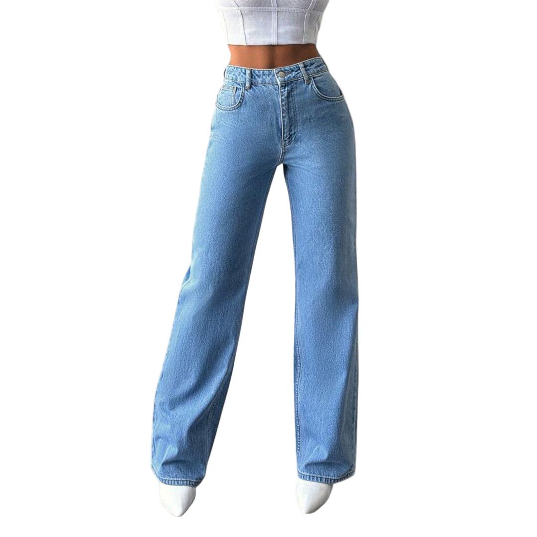 KARA™ – HØJTALJEDE JEANS MED LØS PASFORM