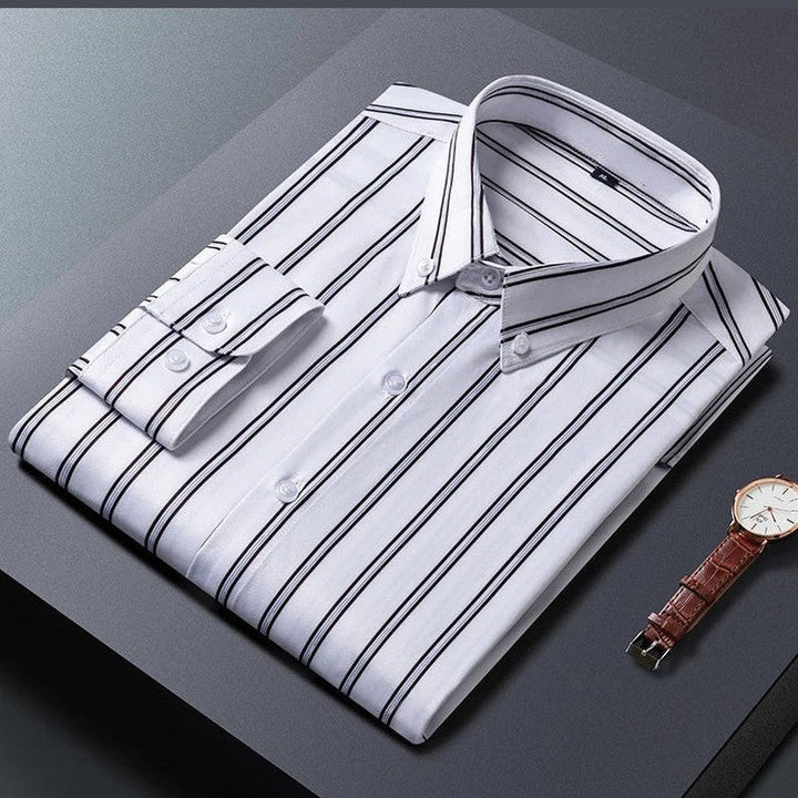 Levi™ | Elegant Stribet Skjorte