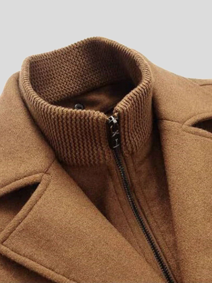 Nikolaj™ | Klassisk uld-peacoat