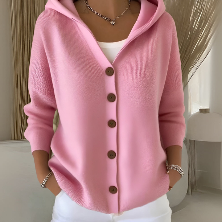 Frida™ | Blød Cardigan med Hætte