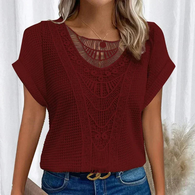 Karin™ – Elegant Ibiza-stil bluse