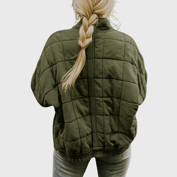 Josiane™ – Behagelig oversized quiltet jakke