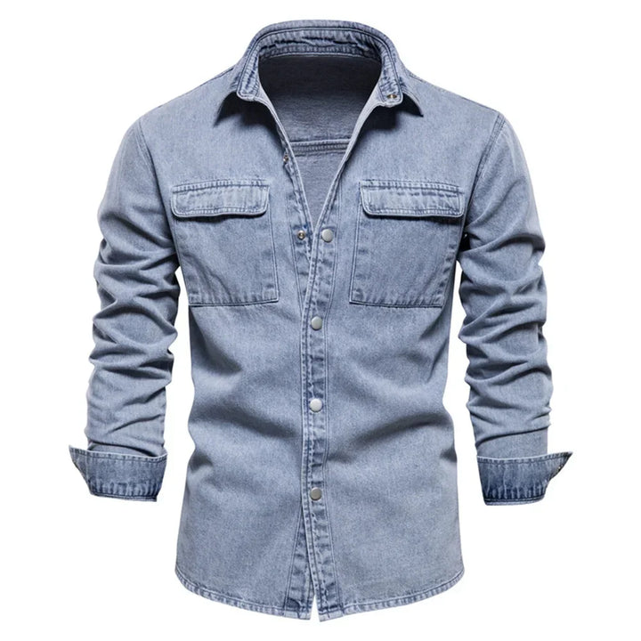Rolf™ | Klassisk Denimskjorte til Mænd