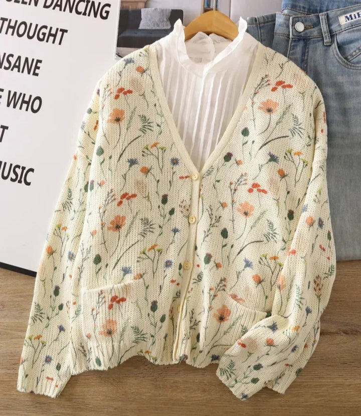 Sammy | Elegant vest med blomsterprint