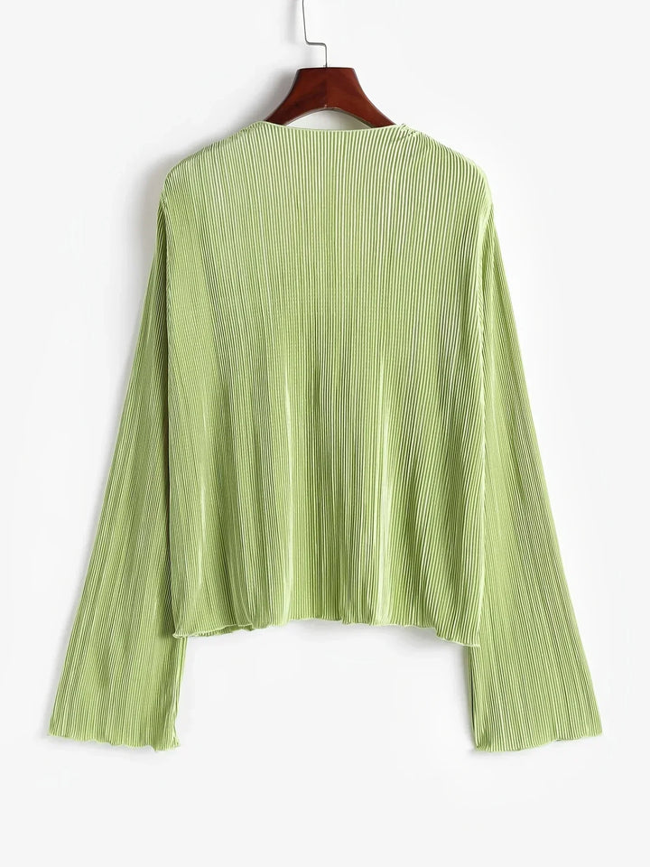 Mikaela™ | V-Hals Strik Top