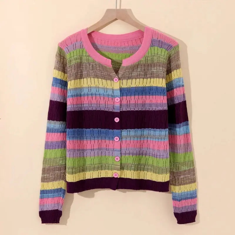 Myrna | Vintage inspireret stribet vest