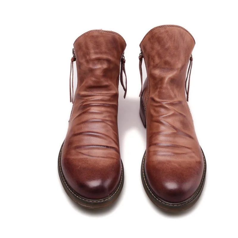 Olly™ | Chelsea Støvler i Læder