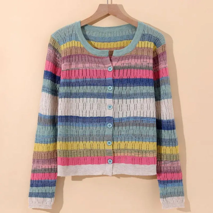 Myrna | Vintage inspireret stribet vest