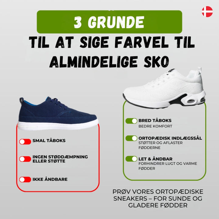 OrthoCare™ | Ortopædiske Komfort Sko