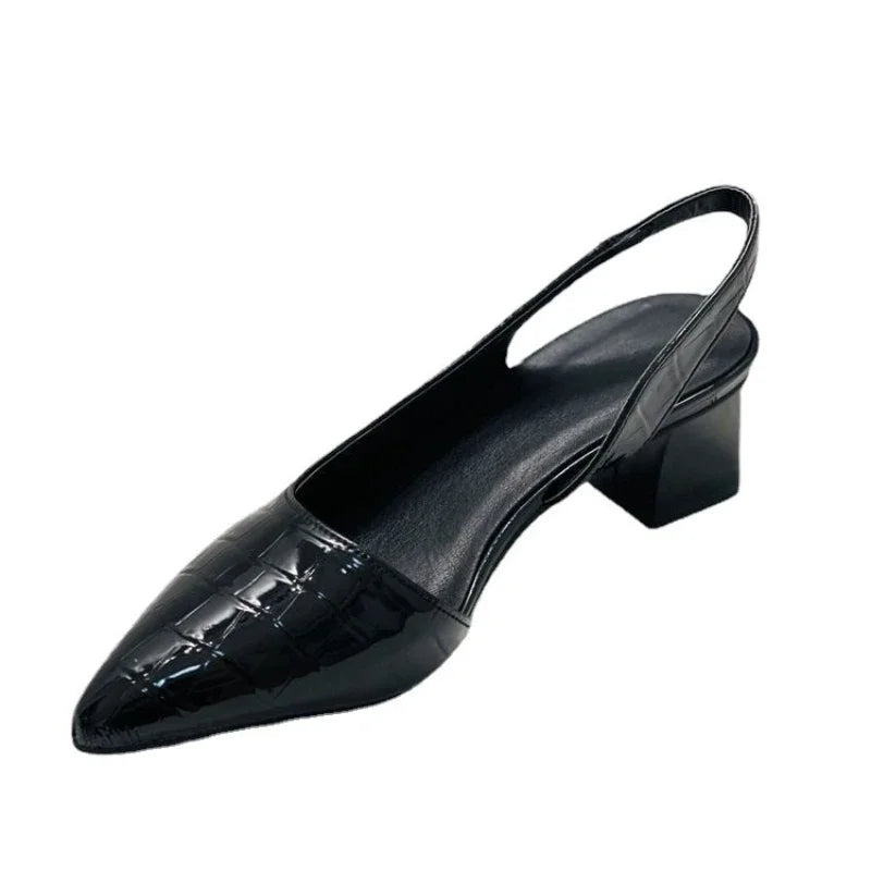 Pernille | Spidstået Slingback Pumps