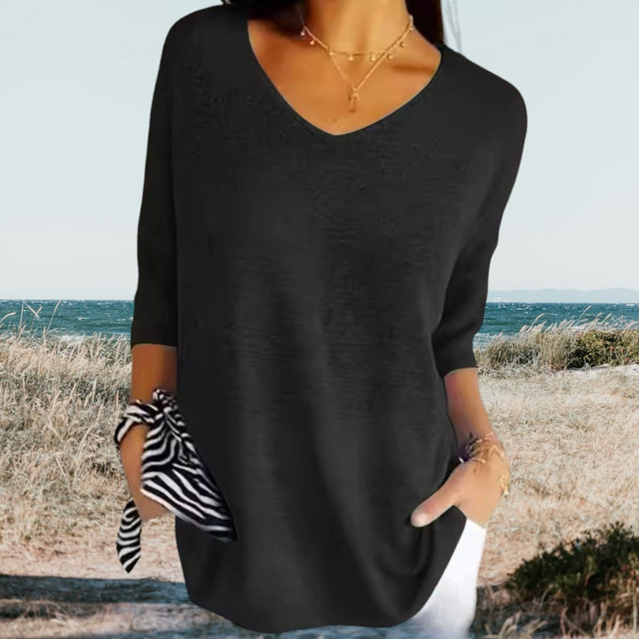 Nena | Stilfuld V-Hals Casual Top