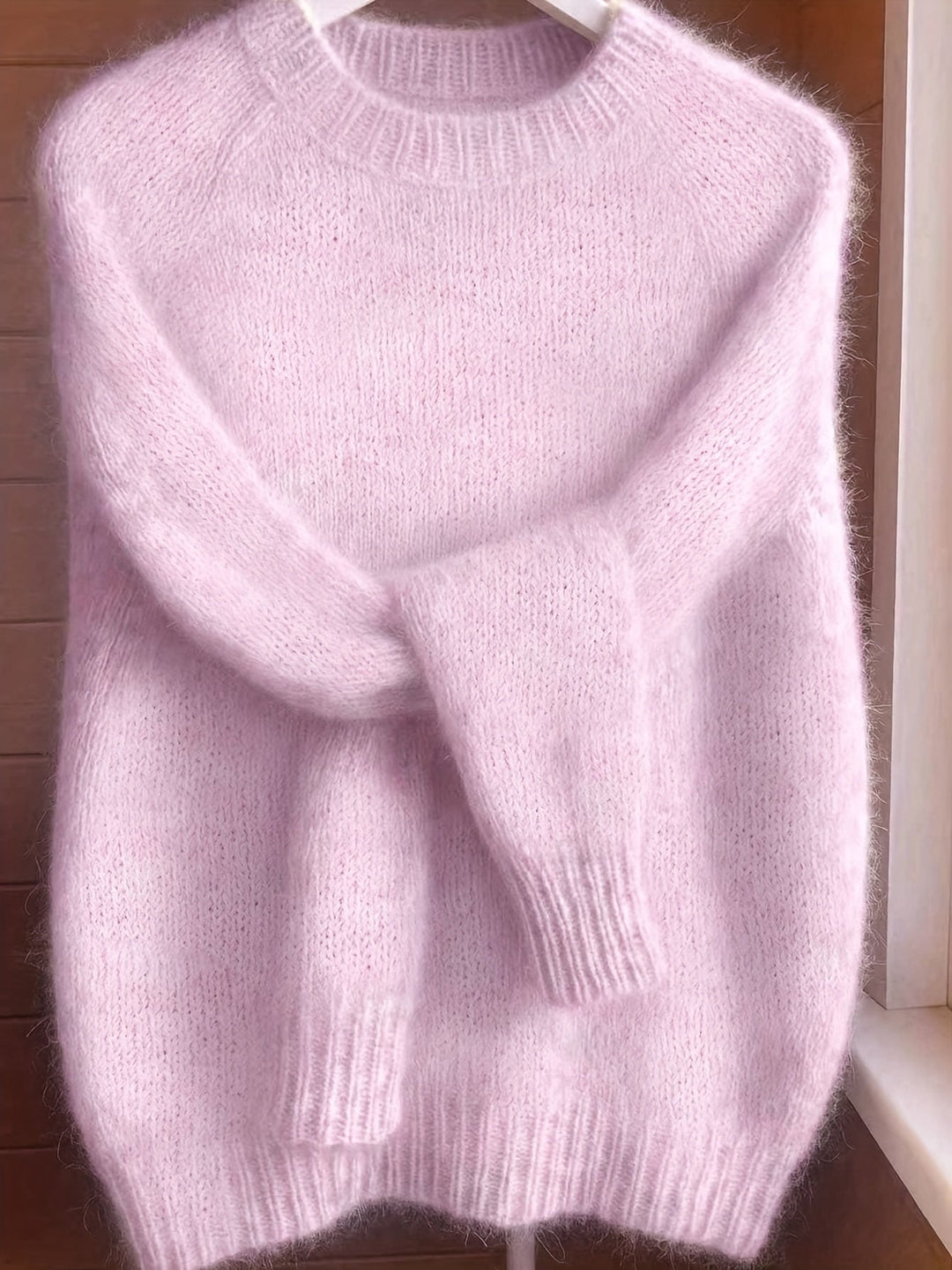 Elise | Elegant Forårssweater i Blød Mohair-Blend