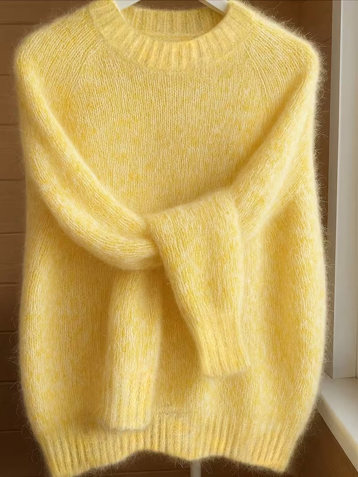 Elise | Elegant Forårssweater i Blød Mohair-Blend