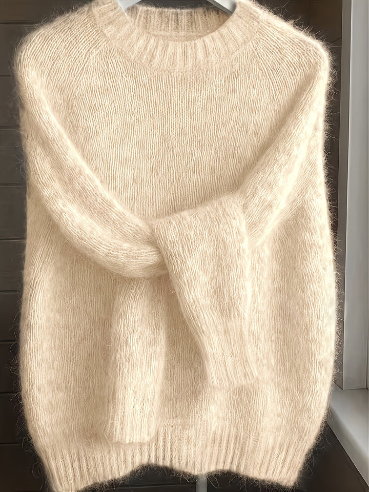 Elise | Elegant Forårssweater i Blød Mohair-Blend