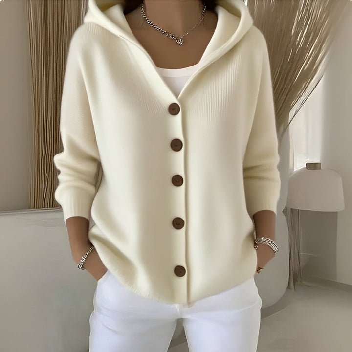 Frida™ | Blød Cardigan med Hætte