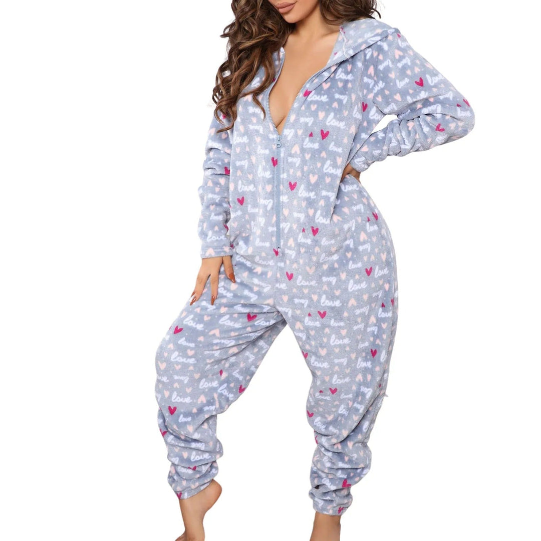 Kaja | Hyggeligt Fleece Loungewear med Stjerneprint