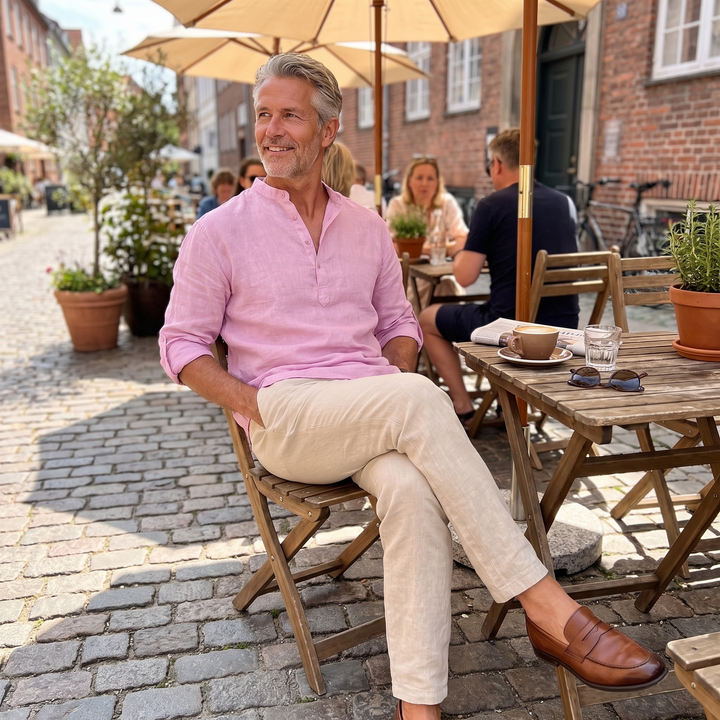 Niels™ | Åndbar Hørskjorte