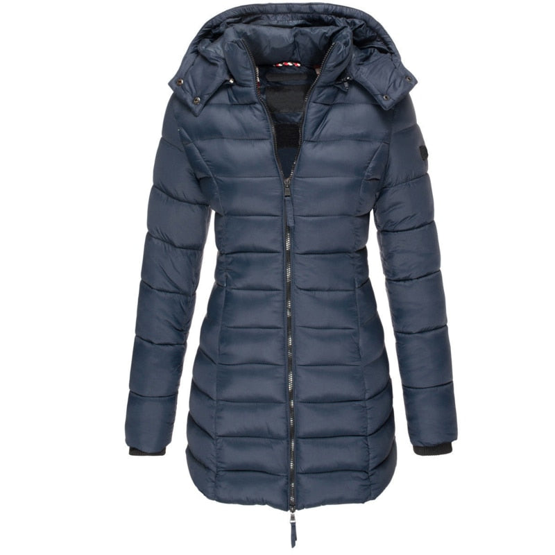 Astrid™ | Lang dunjakke
