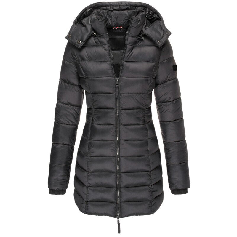 Astrid™ | Lang dunjakke