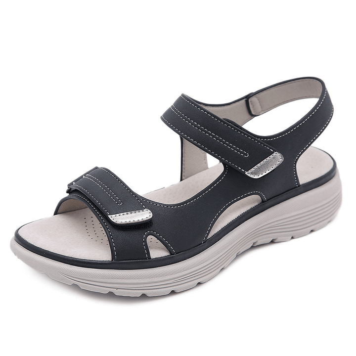 Rasmine | Stilfulde Sandaler med Justerbar Velcrorem