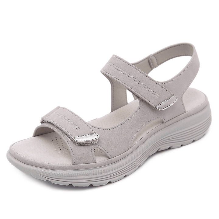 Rasmine | Stilfulde Sandaler med Justerbar Velcrorem