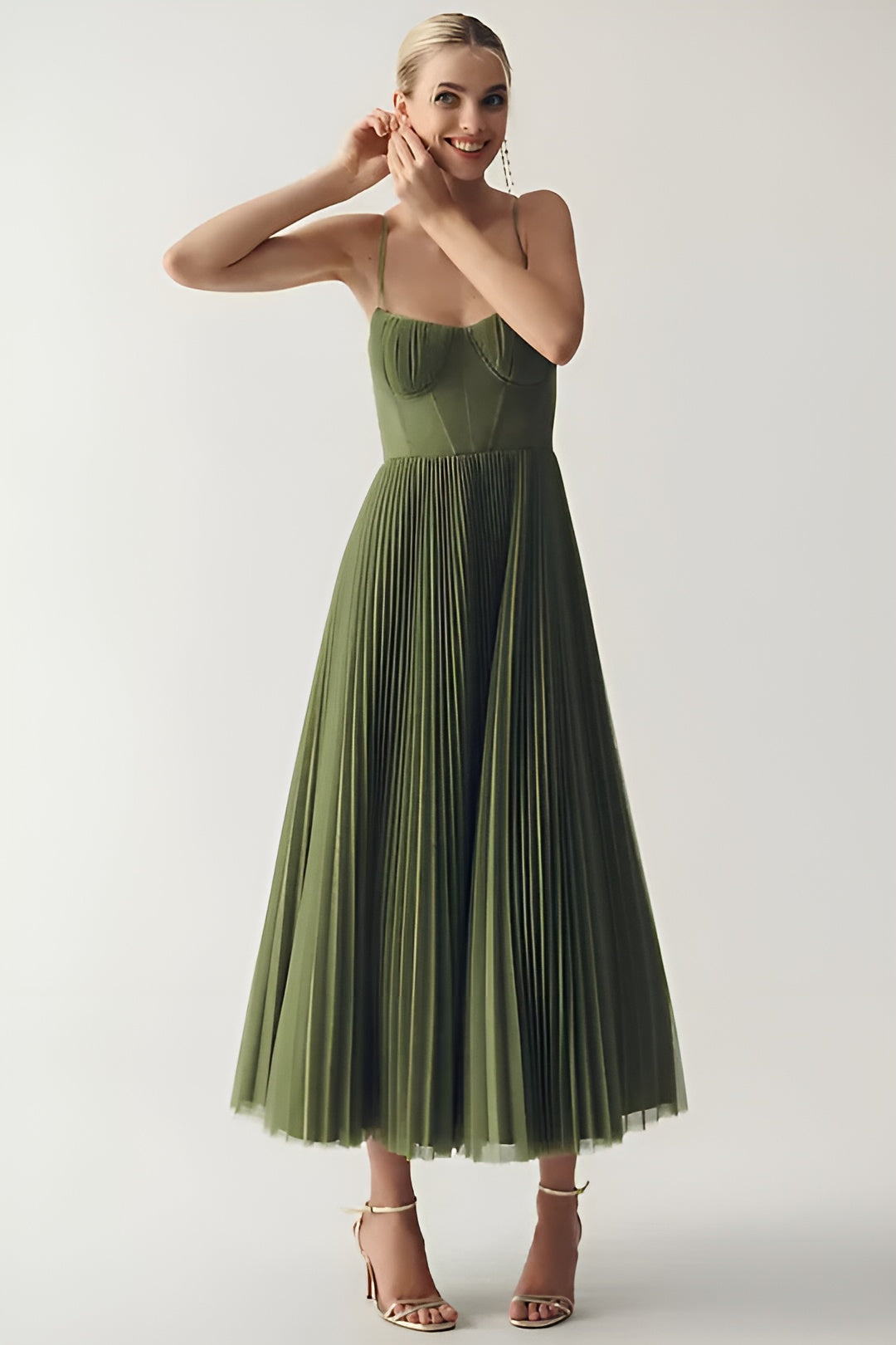 Claire™ plisseret kjole | Elegant og let